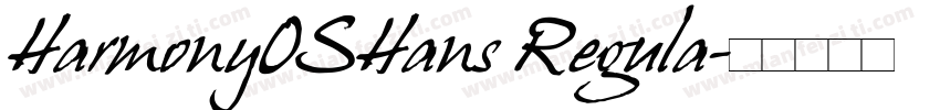 HarmonyOSHans Regula字体转换